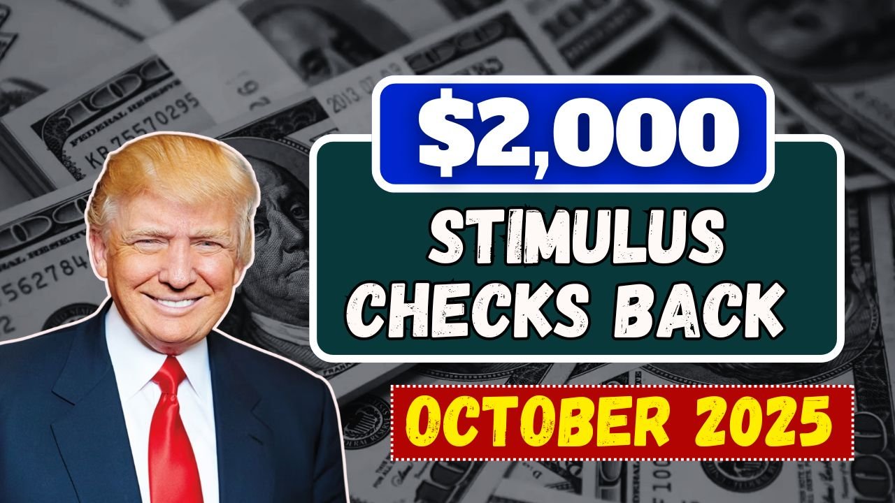 $2,000 Stimulus Checks Back on the Table? Trump’s Bold Proposal Explained